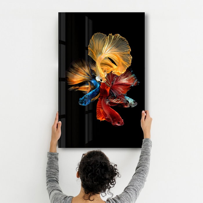Wallity Pintura Decorativa de Vidrio Templado Multicolor 46 x 72 cm Wallity Pintura Decorativa de Vidrio Templado Multicolor 46 x 72 cm